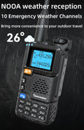 Quansheng UV-5R Plus Dual Band Walkie Talkie – Long Range UHF/VHF Two-Way Radio with NOAA Weather - Dicrodelights