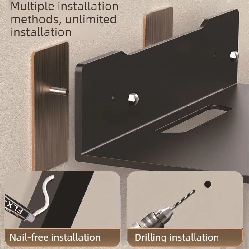 Carbon Steel Wall Mounted Shelf for Router, Projector and Camera