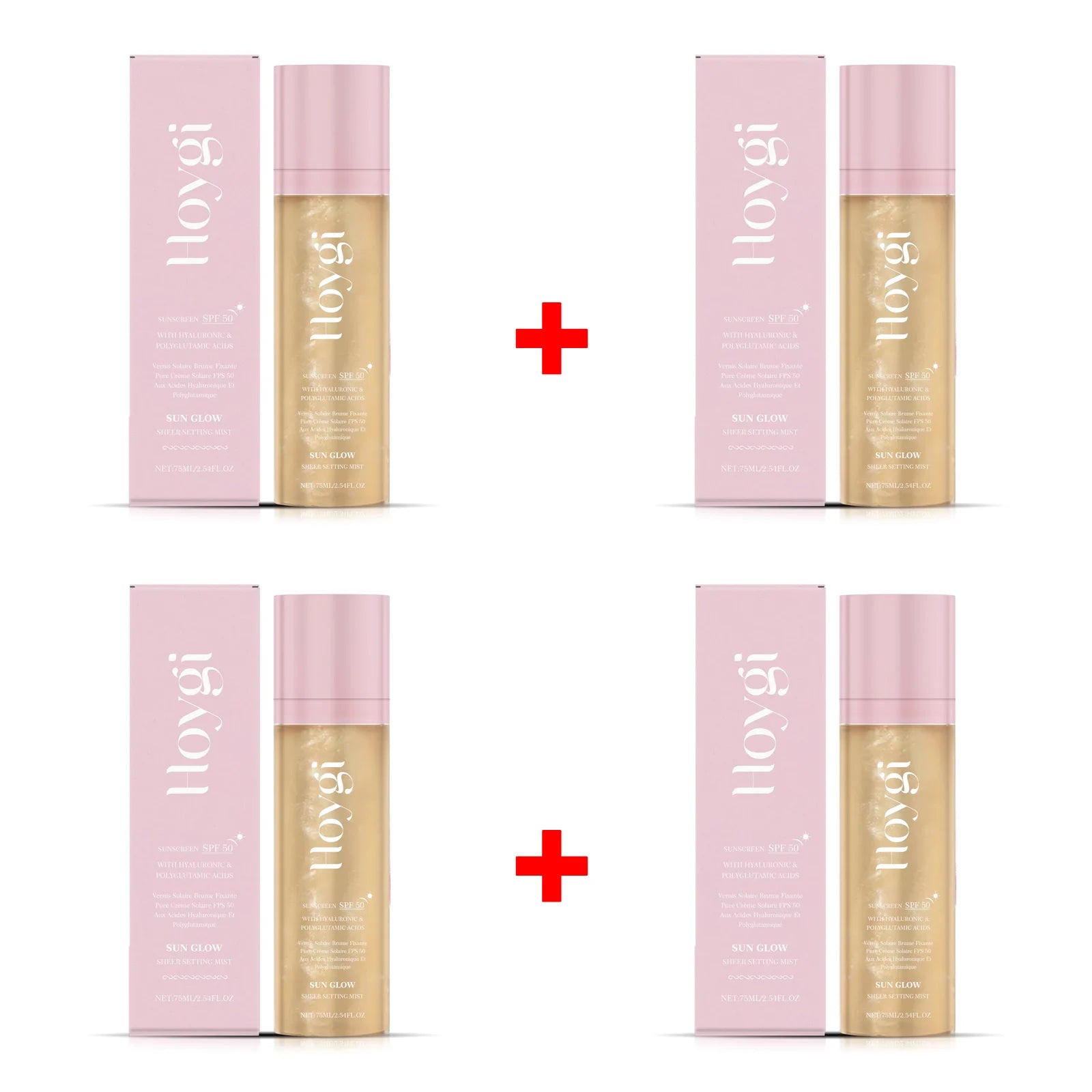 Hoygi Spf 50+ Setting Spray Oil Control Long Lasting Matte Natural Non Greasy Waterproof Fast Film Formation Fixer Makeup Spray Buy 2 Get 2 Free