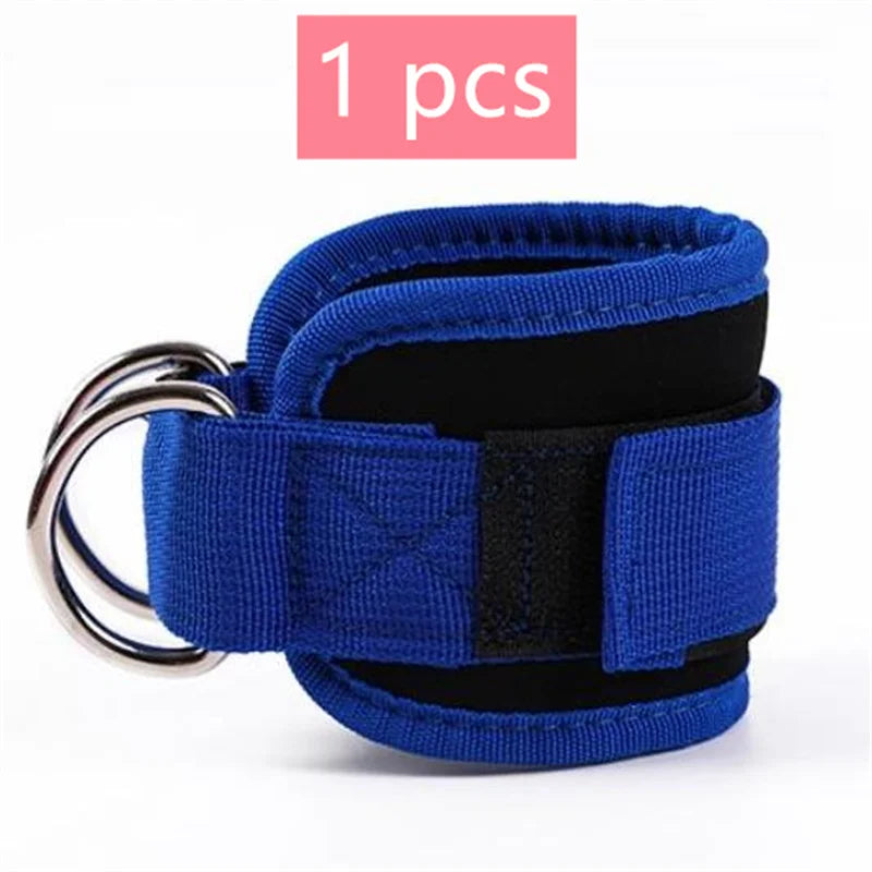 1/2/4Pcs Cable Ankle Straps Double D-Ring Adjustable Ankle Cuffs Gym Workouts Glutes Legs Strength Training Brace Support Sport 1pcs-5