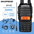 Baofeng UV-82 Walkie Talkie Dual Band 5W/8W FM Radio 10km Range, Outdoor Use - Dicrodelights