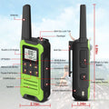 2pcs Baofeng F22 Mini Walkie Talkies - Long Range, Waterproof, Rechargeable, Kids Two-Way Radio with Type-C Charging for Camping & Outdoor Adventures - Dicrodelights