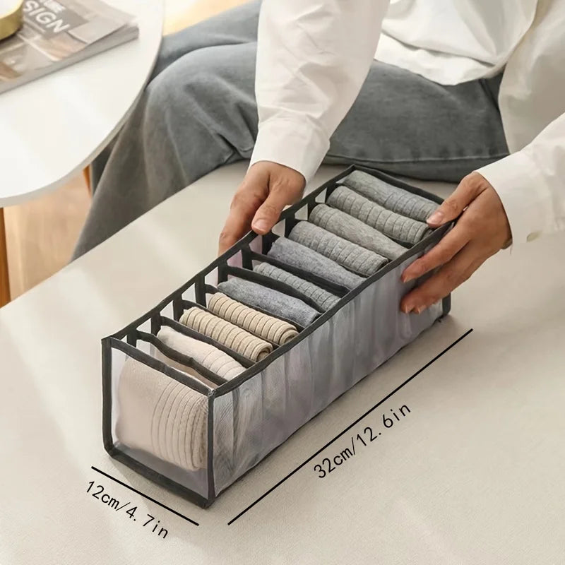Mesh Underwear Drawer Organiser for Socks and Small Clothing