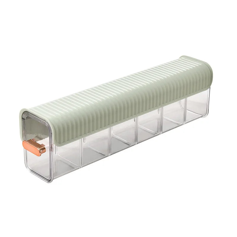 Socks Underwear Wall Mount Drawer Organizer, Switchable 6 Cell Drawer Acrylic Organizers Self-Adhesive Anti Dust Storage Boxes SKY BLUE