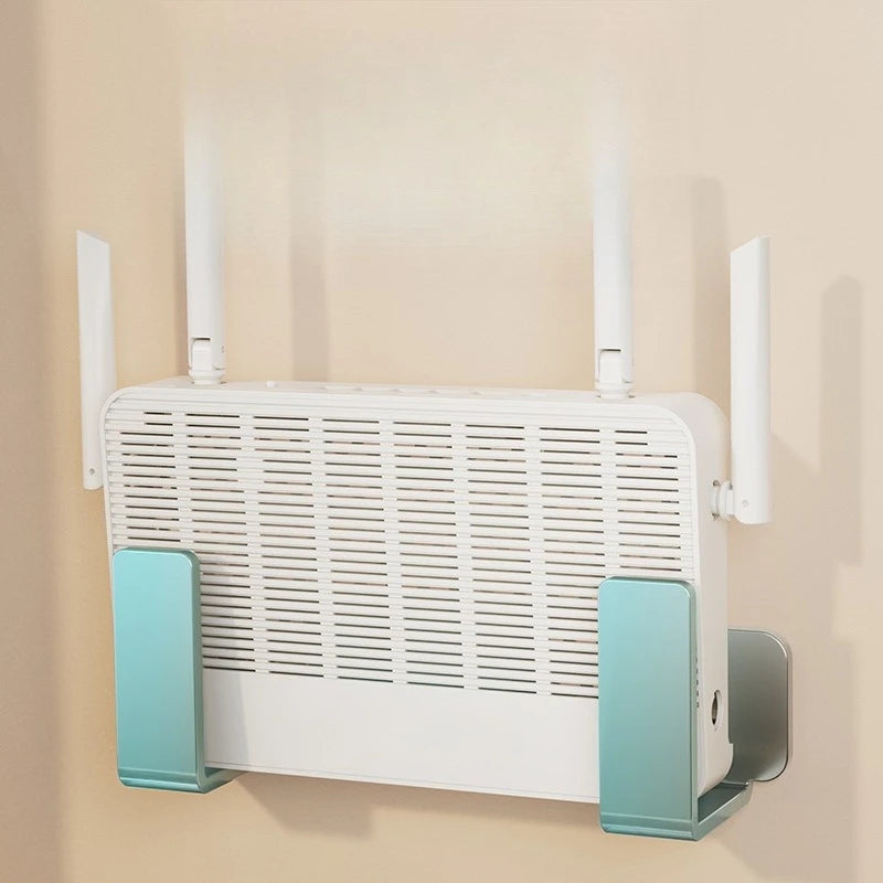 Metal Wall Mounted Router Brackets for Bedroom Device Storage