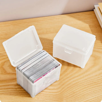 Stackable Plastic Game Card Storage Box for Desk Display