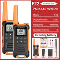 2pcs Baofeng F22 Mini Walkie Talkies - Long Range, Waterproof, Rechargeable, Kids Two-Way Radio with Type-C Charging for Camping & Outdoor Adventures - Dicrodelights