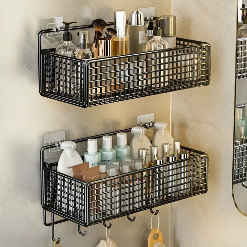 Wall Mounted Bathroom Storage Shelf for Toiletries
