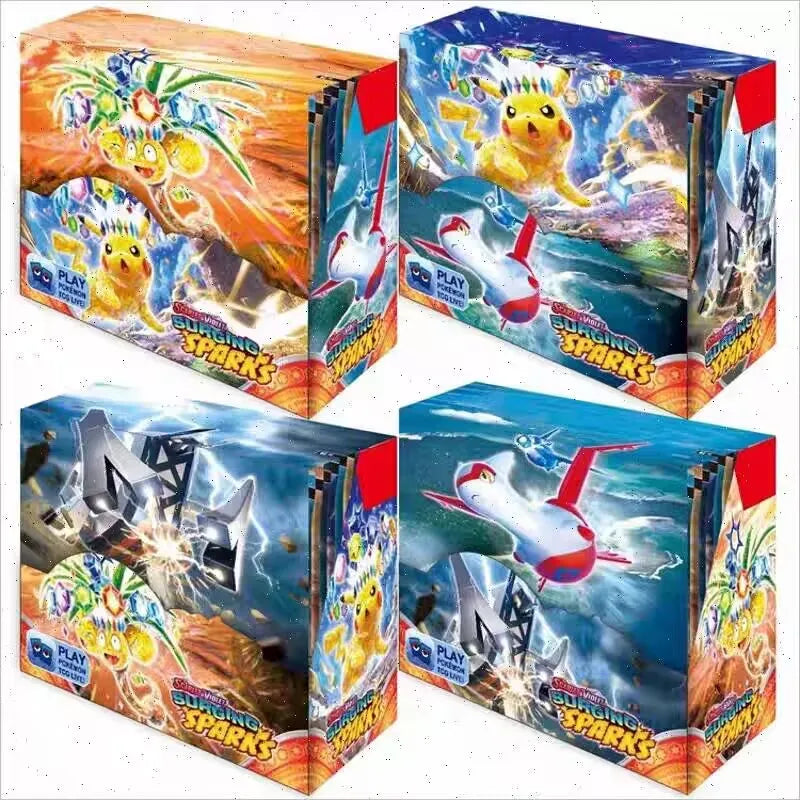 360pcs Pokemon English Booster Card Set Gift Pack Prismatic
