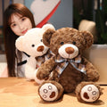 35/50/60CM Cute Classic Teddy Bear Plush Toys Kawaii Bow Tie Bear Plushie Pillow Stuffed Soft Dolls for Kids Girls Lover Gifts