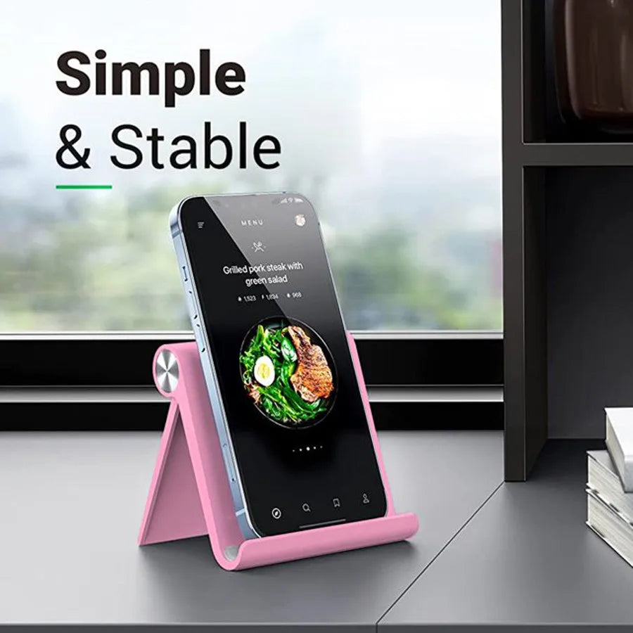 Adjustable Folding Desk Phone Stand for Hands Free Viewing