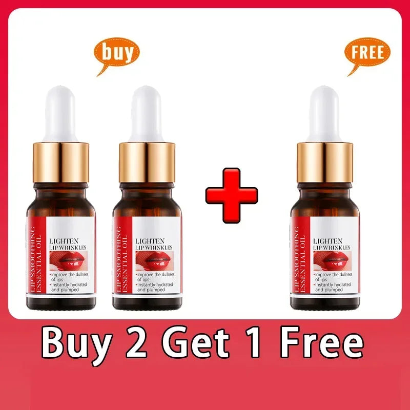 Lip Booster Plumping Serum Oil Hyaluronic Acid Moisturising Sexy Plumping Enhancer Stimulant Free Brightening Lightening Lines Buy 2 Get 1 Free