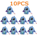 2025 10Pcs/Lot Cute Cartoon Lilo and Stitches Small Pendant Plush Toy,4 10CM Kawaii Plush Keychain Kids Best Chirstmas Gift Toys 10 pcs 1