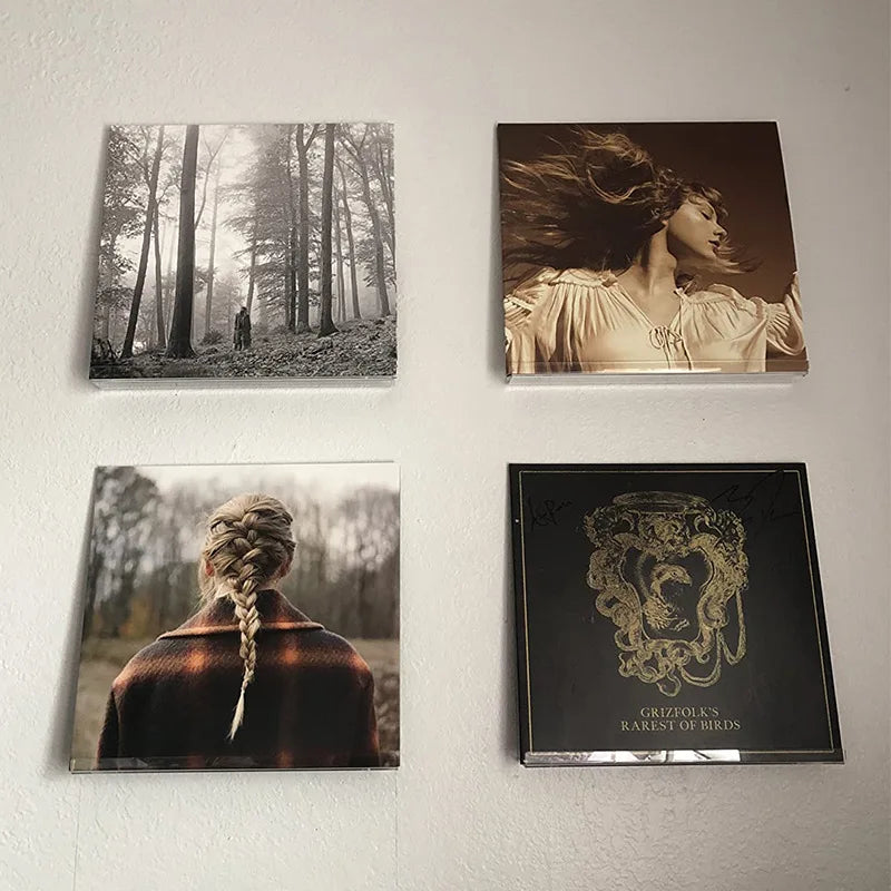 Acrylic Vinyl Record Shelf for Album Cover Wall Displays