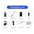 Baofeng UV-5RH PRO Walkie Talkie GPS Multi-Band AM/FM Type-C Wireless Copy Frequency - Dicrodelights