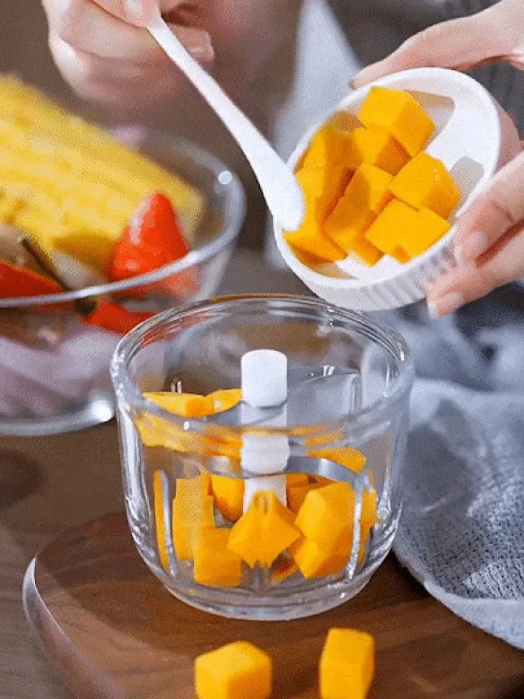 1 electric garlic grinder 260ml onion chopper 1 button start meat grinder kitchen food vegetable mixer