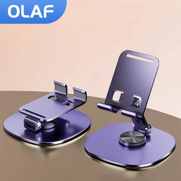 Rotating Aluminium Phone Stand for Hands Free Desk Viewing