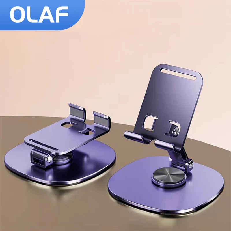 Rotating Aluminium Phone Stand for Hands Free Desk Viewing
