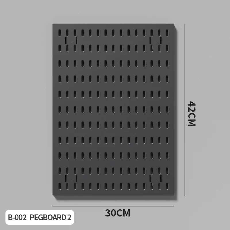 Gaming Room Pegboard Storage for Desk Accessories and Display Black Pegboard 2