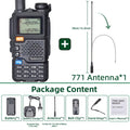 Quansheng UV-5R Plus Dual Band Walkie Talkie – Long Range UHF/VHF Two-Way Radio with NOAA Weather - Dicrodelights