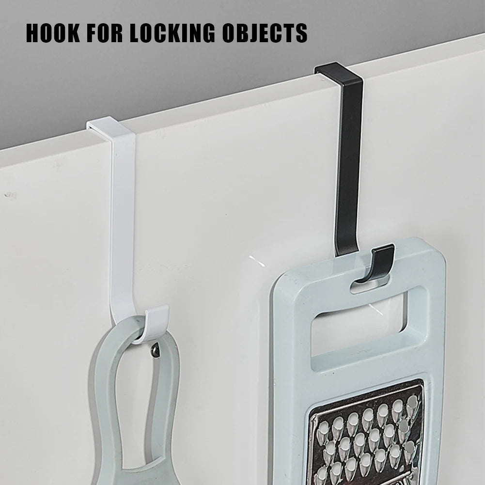 Aluminium Over Cabinet Door Hook for No Drill Bedroom Storage