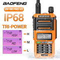 Baofeng UV 9R Pro V2 IP68 Waterproof Walkie Talkie Tri-Power Type-C Charger Dual Band Ham CB Radio Two Way Radio of UV 9R Plus