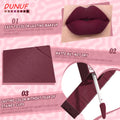 8-Color Matte Velvet Lip Gloss – Waterproof Plumping Lipstick, Smooth Easy-Apply Square Tube