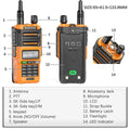 Baofeng UV 9R Pro V2 IP68 Waterproof Walkie Talkie Tri-Power Type-C Charger Dual Band Ham CB Radio Two Way Radio of UV 9R Plus
