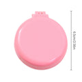 1 Pcs Small Size Hair Comb With Folding Mirror Traveling Portable Massage Folding Comb Women Girl Hair Brush Styling Tools