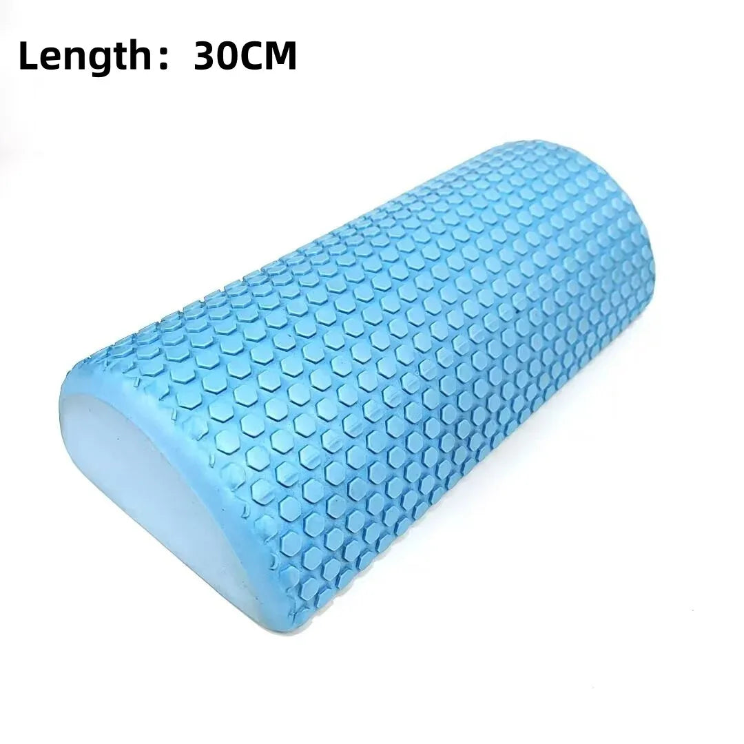 30/33cm Fitness Foam Roller Yoga Massage Roller EPP Pilates Foam Body Muscle Massage Roller Therapy Exercises Gym Home Exercise 30CM Blue