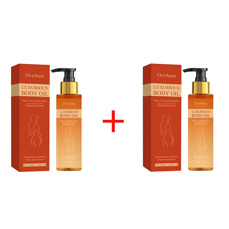 Lifting & Firming Body Oil Tighten Sagging Skin Deep Moisturizing Dry Skin Repairing Soften Magic Luxury Nourishing Oil 100ml 2pcs
