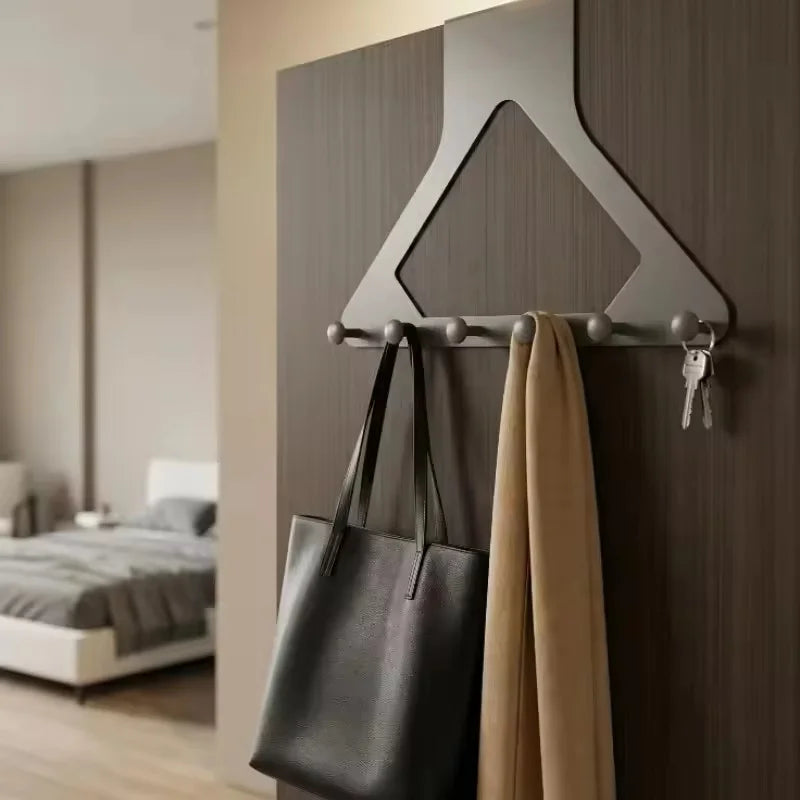 Six Peg Over Door Clothes Hanger for Bedroom Accessories