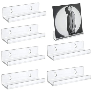 Acrylic Record Shelf for Wall Mounted Album Cover Display