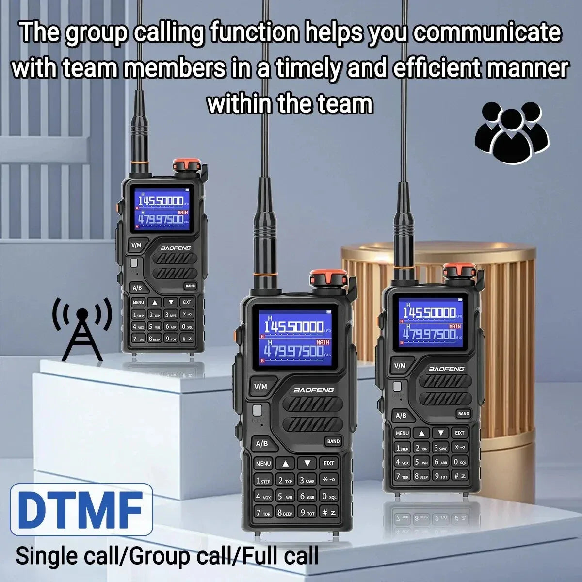 Baofeng UV K5 Plus 10W Tri-Band Long Range Ham Radio