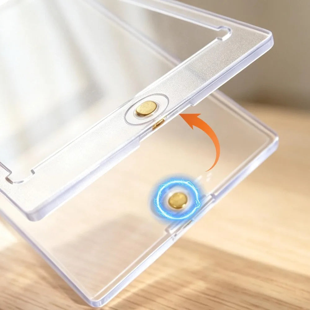 Magnetic Card Holder with Clear Stand for Trading Card Displays