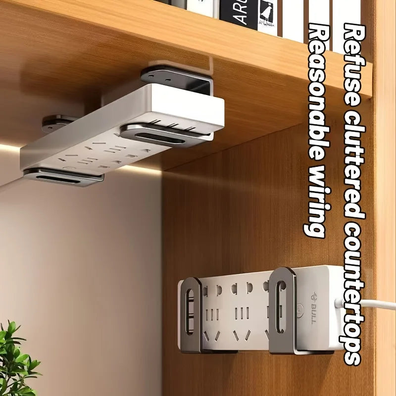 No Drill Wall Mounted Router Holder for Bedroom Cable Storage