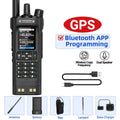 BAOFENG UV-32 10W Long Range GPS Bluetooth Walkie Talkie Black