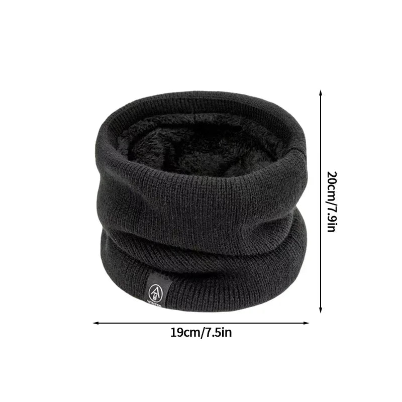 Neck Gaiter Winter Scarf – Warm Knit Windproof Tube Scarf