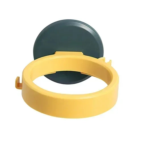 Hair Dryer Straightener Holder Wall Mounted Shelf with Strong Back Glue for Bathroom No Drilling Wire Hanger Strong Adhesive Yellow