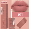 8-Color Matte Velvet Lip Gloss – Waterproof Plumping Lipstick, Smooth Easy-Apply Square Tube 28195-01