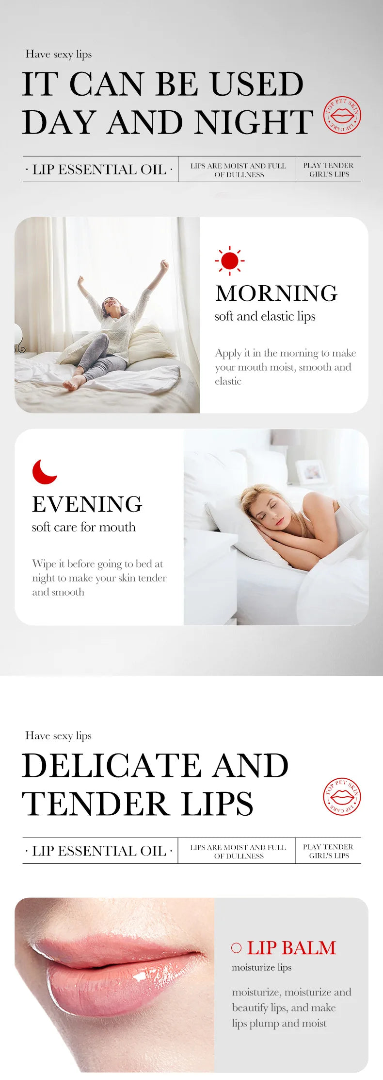 Lip Booster Plumping Serum Oil Hyaluronic Acid Moisturising Sexy Plumping Enhancer Stimulant Free Brightening Lightening Lines