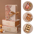 5pcs Book Shape Gift Box ith Ribbon Paperboard Candy Chocolate Present Packaging Box for Wedding Birthday Mother's Day