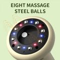 USB Rechargeable Handheld Abdominal Massager with Adjustable Guasha Cupping Intensity for Hot Compress Arm & Leg Massage