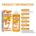 Turmeric Body Oil 200ml – Fast-Absorbing Natural Moisturizing Oil for Face & Body, Deep Hydration for All Skin Types