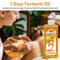 Turmeric Body Oil 200ml – Fast-Absorbing Natural Moisturizing Oil for Face & Body, Deep Hydration for All Skin Types