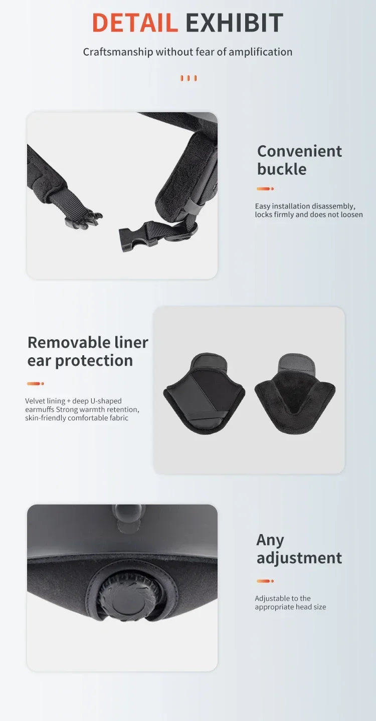 Seeker Ski Helmet with Goggles Winter Snow Helmet Outdoor Sports Alpine Skiing Skating Helmet Adult Men's and Women's Ski Helmet