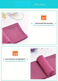 1-10pcs Cooling Towel Instant Relief Microfiber Cool Towels Chilling Neck Wrap Ice Cold Rags Sports Fitness Camping Hiking