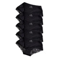 1/5/10Pcs Seamless Women Hollow Out Panties Set Underwear Comfort Lace Briefs Low Rise Female Sport Panty Soft Lady Lingerie black-5pcs As shown