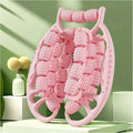 Newest 29/23 Wheel Annular Leg Clamp Massager Body Slimming Roller Massager Anti-cellulite Massage for Body Massager Relax Pink-29Roller