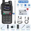 Baofeng UV18 PRO MAX GPS Walkie Talkie, 10W, Long Range, Type-C, Six-Band, Wireless Frequency, Ham Radio for Hunting - Dicrodelights